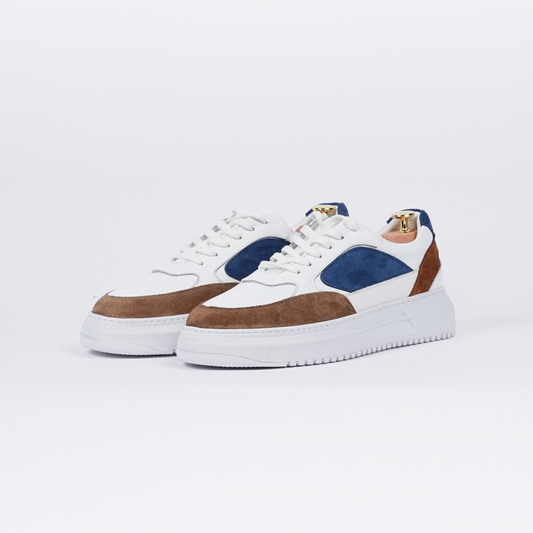 Ivory Suède Sneaker - Wit