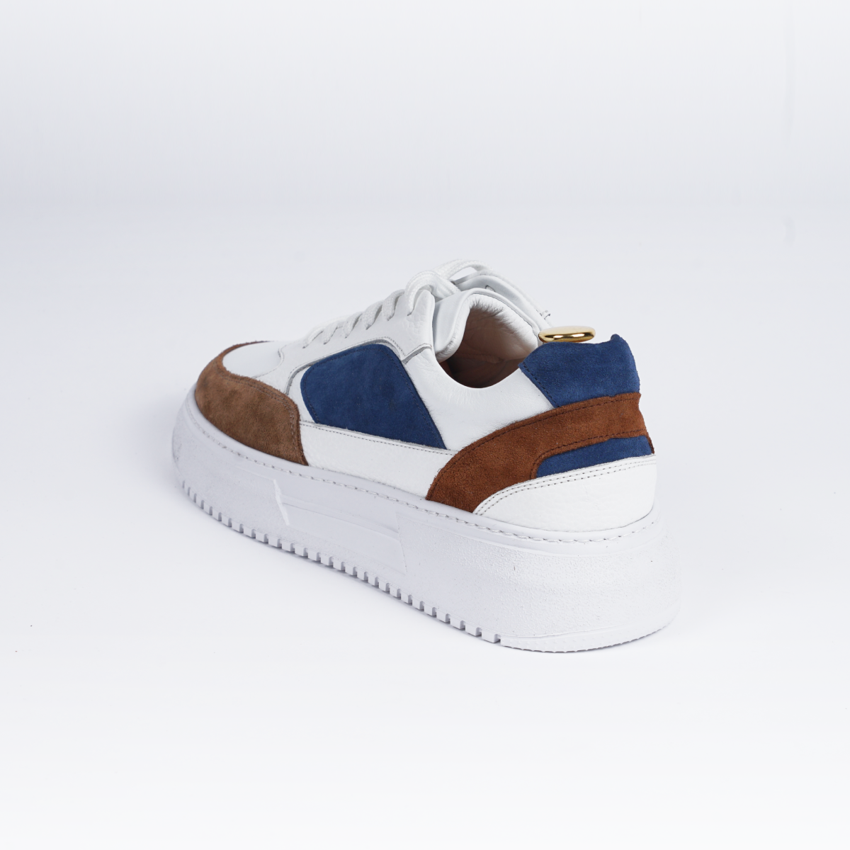 Ivory Suède Sneaker - Wit