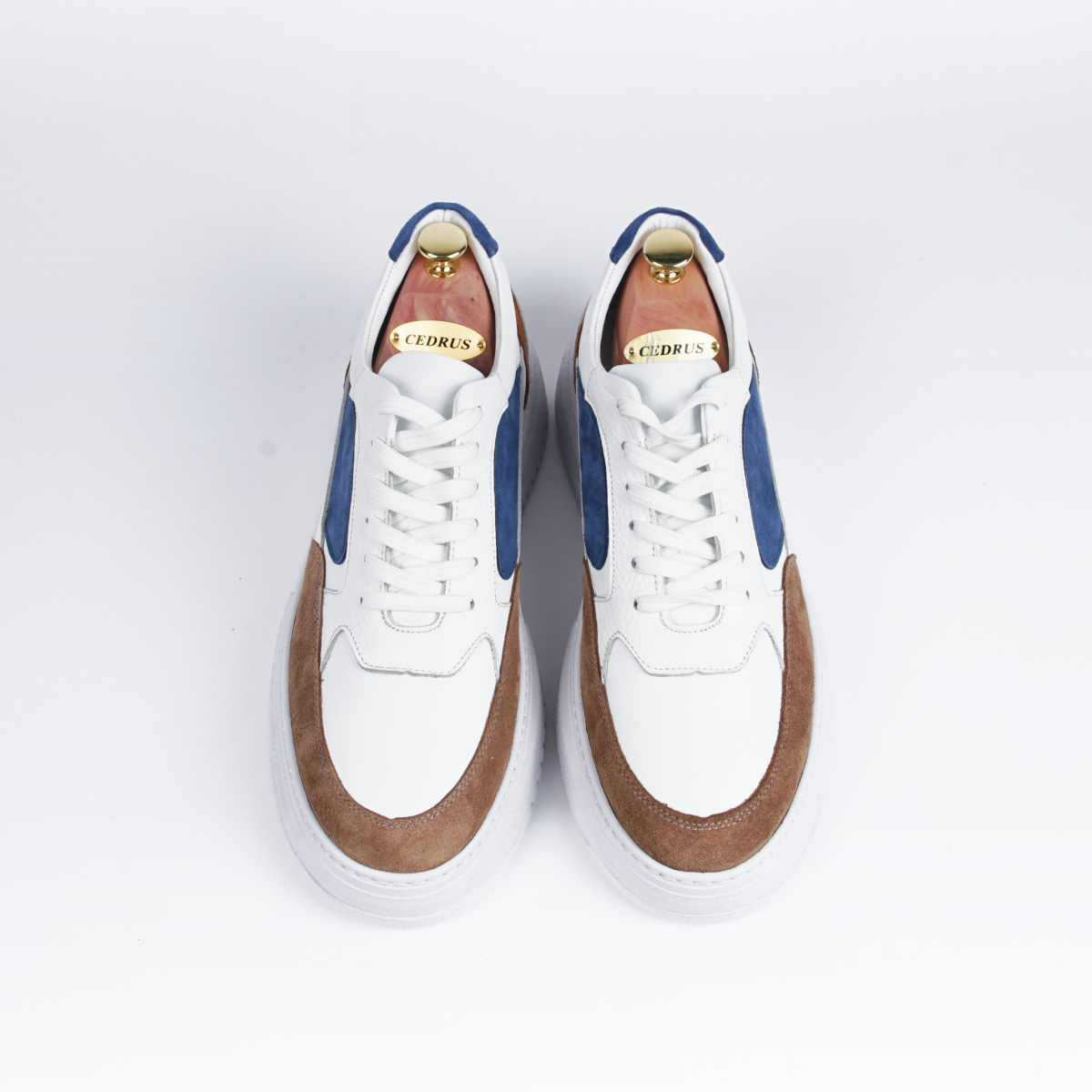 Ivory Suède Sneaker - Wit
