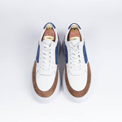 Ivory Suède Sneaker - Wit