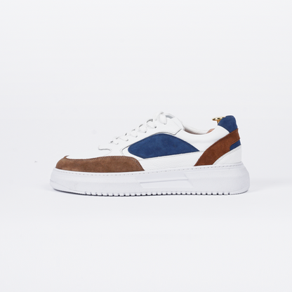 Ivory Suède Sneaker - Wit